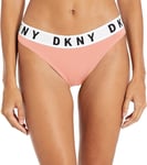 DKNY Intimates Cozy Boyfriend Pink Briefs UK Large EUR 44 knickers logo pants