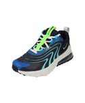 Nike Childrens Unisex Air Max 270 React Eng Gs Blue Trainers - Size UK 5.5