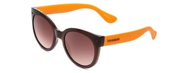 Havaianas NORONHA/M Ladies Cateye Sunglasses in Brown Orange/Amber Gradient 52mm