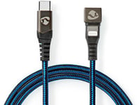 Nedis Gaming USB-C til Lightning-kabel - 2 meter