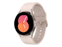 Samsung Galaxy Watch5 - 40 Mm - Or Rosé - Montre Intelligente Avec Bracelet Sport - Affichage 1.2" - 16 Go - Lte, Nfc, Wi-Fi, Bluetooth - 4g - 28.7 G