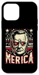 Coque pour iPhone 12 mini Franklin D. Roosevelt Funny July 4th American US Flag Merica