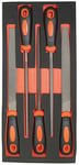 Fischer Darex 810911 Module de rangement comprenant 5 limes, Noir