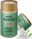 O Naturals Shoe Deodorising & Athletes Foot Powder Enhanced by Tea Tree Oil & K