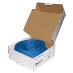 Connetto - écheveau câble réseau catégorie 6a non blindé utp awg24 halogenfree flexible couleur bleu 100 m
