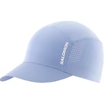 Salomon Cross Compact Unisex Visor, Quick Drying, Foldable, Made from Sustainable Fabric, Running Cap Fast Dry, Purple, One Size