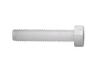 Toolcraft 830271, Skruv, Plast, M6, Vit, 20 Mm, 10 Styck