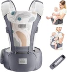 Baby New Born Carrier Hipster 0 - 36 Months With Head Hood 3 Piece Teething Pads