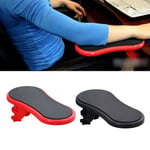Rotating Computer Arm Rest Pad Wrist Desk Home Office Mouse B Black