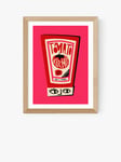 EAST END PRINTS Fox & Velvet 'Tomato Ketchup' Framed Print