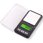 HIGHKAS Jewelry Electronic Scale Mini Jewelry Scale Electronic Weighing 0.01G Palm Weighing Precision Pocket Carat Weighing Scale-Black 500G/0.01G 1125 (Color : Black 500g/0.1g)