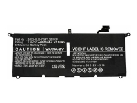 CoreParts - Batteri til bærbar PC - litiumpolymer - 6300 mAh - 47.9 Wh - svart - for Dell XPS 13 9370