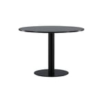 Venture Home Matbord Estelle Marmor Runt Dining Table round 106cm Grey Marble / Black Legs 19931-588