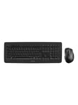 Cherry DW 5100 - Tastatur & Mus set - Engelska - Storbritannien - Svart