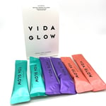 Vida Glow Natural Marine Collagen Drinks - 6 Sachets - 3 Flavours -New -Free P&P