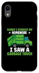 Coque pour iPhone XR Camion poubelle de recyclage pour enfants et tout-petits