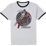 Army Of Darkness Hail To The King Unisex Ringer T-Shirt - White/Black - L - White/Black