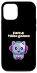 Coque pour iPhone 14 Pro Chemises de chat pour homme/femme - Chemises amusantes pour chat papa/maman
