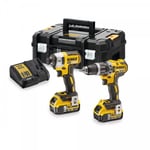Dewalt DCK266P2T Combo Kit 18V 2x 5,0Ah Li-Ion XR DCD796 DCF887 TSTAK
