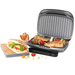 Salter EK4366 Electric Health Grill - Non-Stick Griddle Plate & Panini Press, Drip Tray, Automatic Temperature Control, Compact, Indoor Cooking With Little To No Oil, Toasted Sandwiches/Kebabs, Cosmos