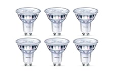 Philips Signify Gu10 LEDSpot Gu10 4.6w-50w Equivalent (Replaces a Traditional 50 Watt) 6500k Daylight, Non Dimmable, 36D Beam Angle, Free TheLEDSpecialist Mints - 6 Pack