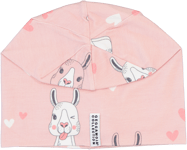 Mössa Bambu fleecefodrad Lama Rosa Baby 2-6 m