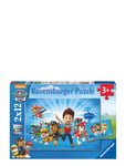 Paw Patrol 2X12P Puzzle Toys Puzzles And Games Puzzles Classic Puzzles Multi/patterned Ravensburger