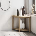 Sidobord för badrum 45x45x45 cm massiv teak