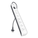 Belkin 6-outlet Surge Protection Strip with 2M Power Cord