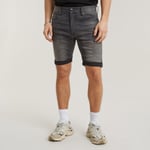 3301 Slim Denim Shorts - Grey - Men