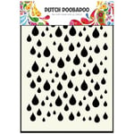 Dutch Doobadoo Schablon A6 - Rain Drops