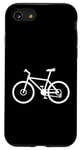 Coque pour iPhone SE (2020) / 7 / 8 VTT VTT Trail Bike Silhouette Minimaliste Cycliste Design
