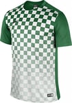 Nike Men Short Sleeve Precision III Training Shirt - Green/White, Small