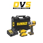 DeWalt DCF921D2T 18V XR Brushless Impact Wrench With 2 x 2Ah Batteries & Charger