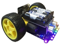 4tronix Micro:bit Robobit Mk3 Buggy, Expansion board, micro:bit, Svart, Gult