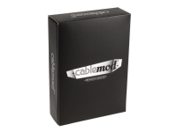 CableMod Classic ModMesh RT-Series - Strömkabelsats - svart, vit