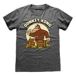 Nintendo Super Mario - Donkey Kong  Dark Heather T-Shirt - Medium -  - M777z
