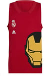 Marvel Avengers x Adidas x Real Madrid Iron Man Vest Top Red 3XLT - RARE - BNWT
