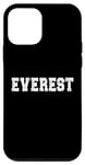 Coque pour iPhone 12 mini Souvenir de l'Everest / Everest Mountain Climber / Police moderne