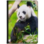 Azzumo Relaxed Panda Faux Leather Case Cover/Folio for the Apple iPad 10.2 (2020) 8th Generation