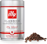 Illy Coffee, Classico Coffee Beans, Medium Roast, 100% Arabica Coffee Beans, 250