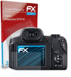 atFoliX 3x Screen Protector for Canon PowerShot SX70 HS clear