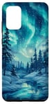 Galaxy S20+ Aurora Borealis Hiking Outdoor Hunting Forest Case
