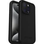 Otterbox iPhone 15 Pro FRE Mobilskal med MagSafe och Maximalt skydd, svart