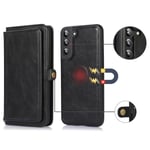 Genomtänkt Plånboksfodral - Samsung Galaxy S22 Plus Svart