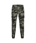 Jack & Jones Boys Cargo Pants Multi Pockets - Camouflage - Size 12Y