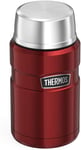 Thermos 101514 Stainless King Food Flask, Red, 710 Ml