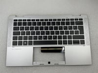For HP EliteBook x360 1030 G8 M45820-BA1 Slovenian Palmrest Keyboard Top Cover