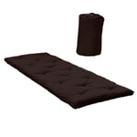 Inside75 Lit futon standard BED IN A BAG couleur marron