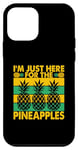 Coque pour iPhone 12 mini Bromeliaceae - I'm just here for the comestible fruit ananas